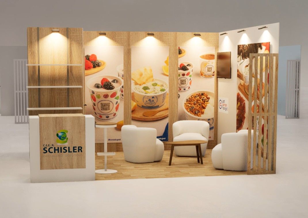 Rendu 3D stand, CEE Schisler, CFIA Rennes